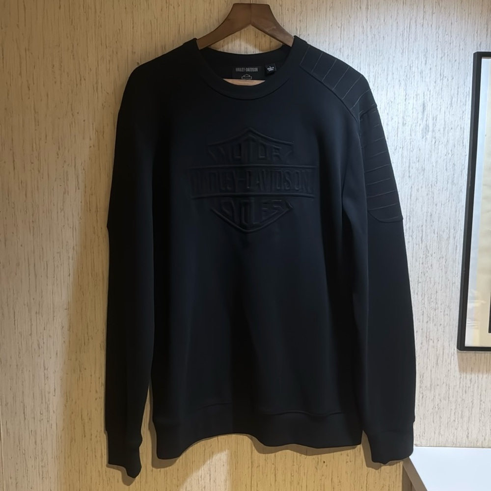 Harley Davidson black bar & shield sweatshirt size L